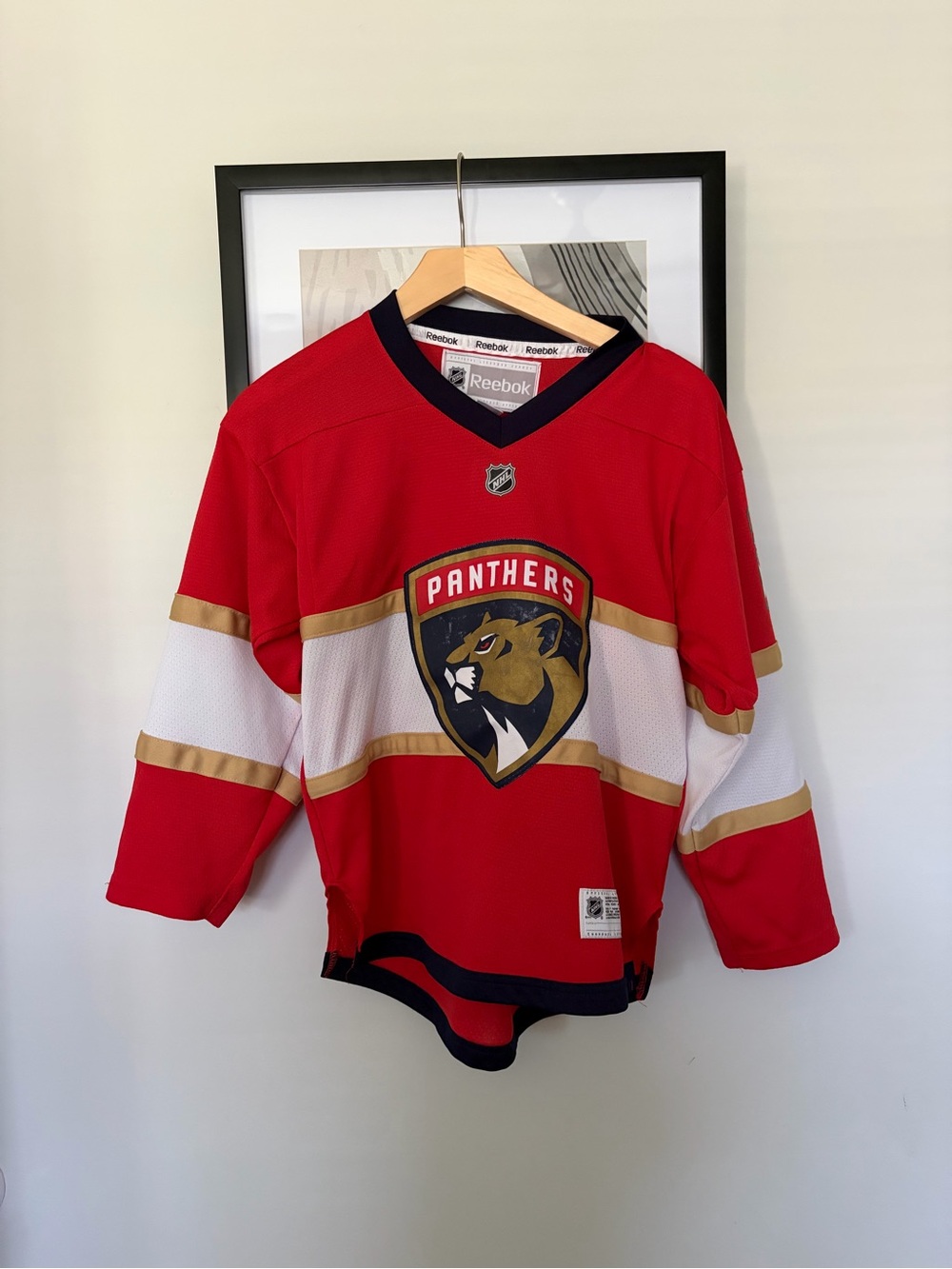 Reebok Kids Florida Panthers Red Hockey Jersey